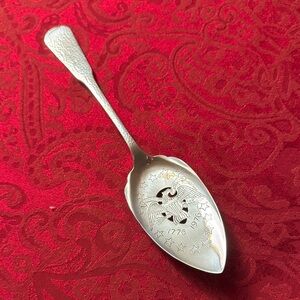 Silver Commemorative Silverplate Spoon with Eagle Design